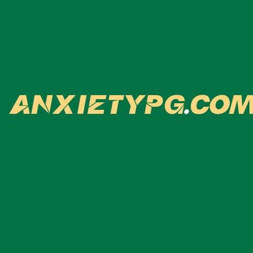 Logo da ANXIETYPG