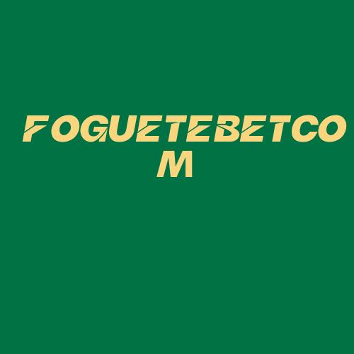 Logo da FOGUETEBETCOM